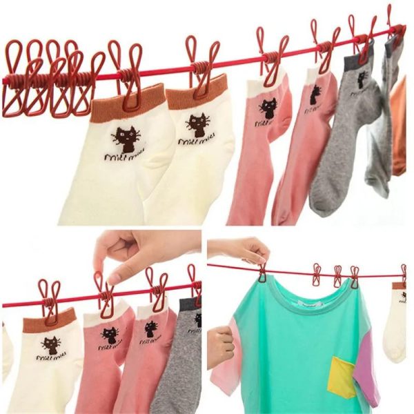 Clip & Hang 185cm Portable Clothesline