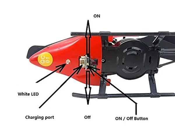 Rechargeable Hand Sensor Helicopter